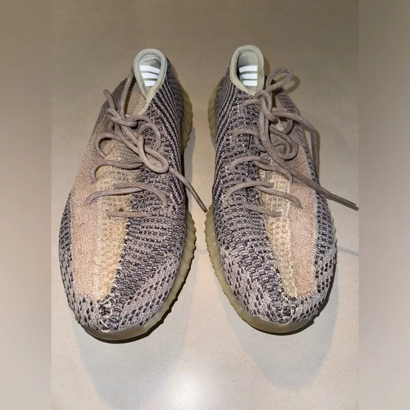 adidas gazelle silver green womens ADIDAS x YEEZY BOOST 350 V2 Size 12 Black Multi-Color Woven Mixed Fabr   Sui Generis Designer Consignment